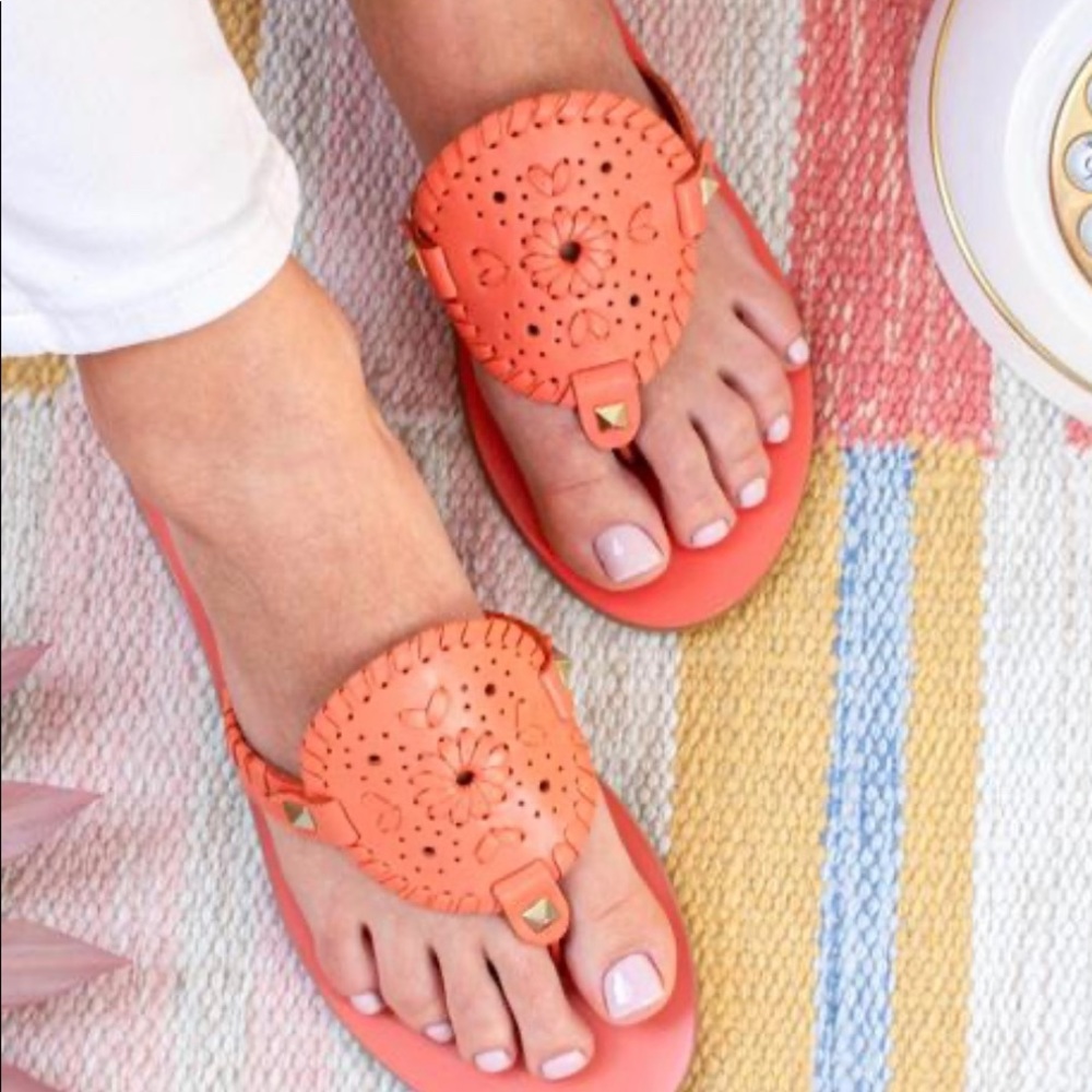 SOLD!!! Jack Rogers Georgica Sandals (Red)